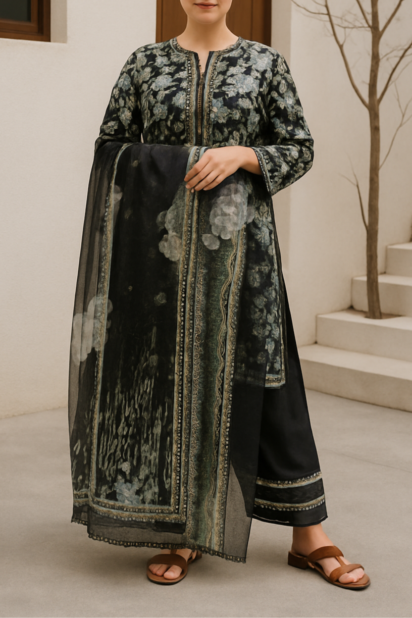Noir Gulshan 3-Piece – BS-007