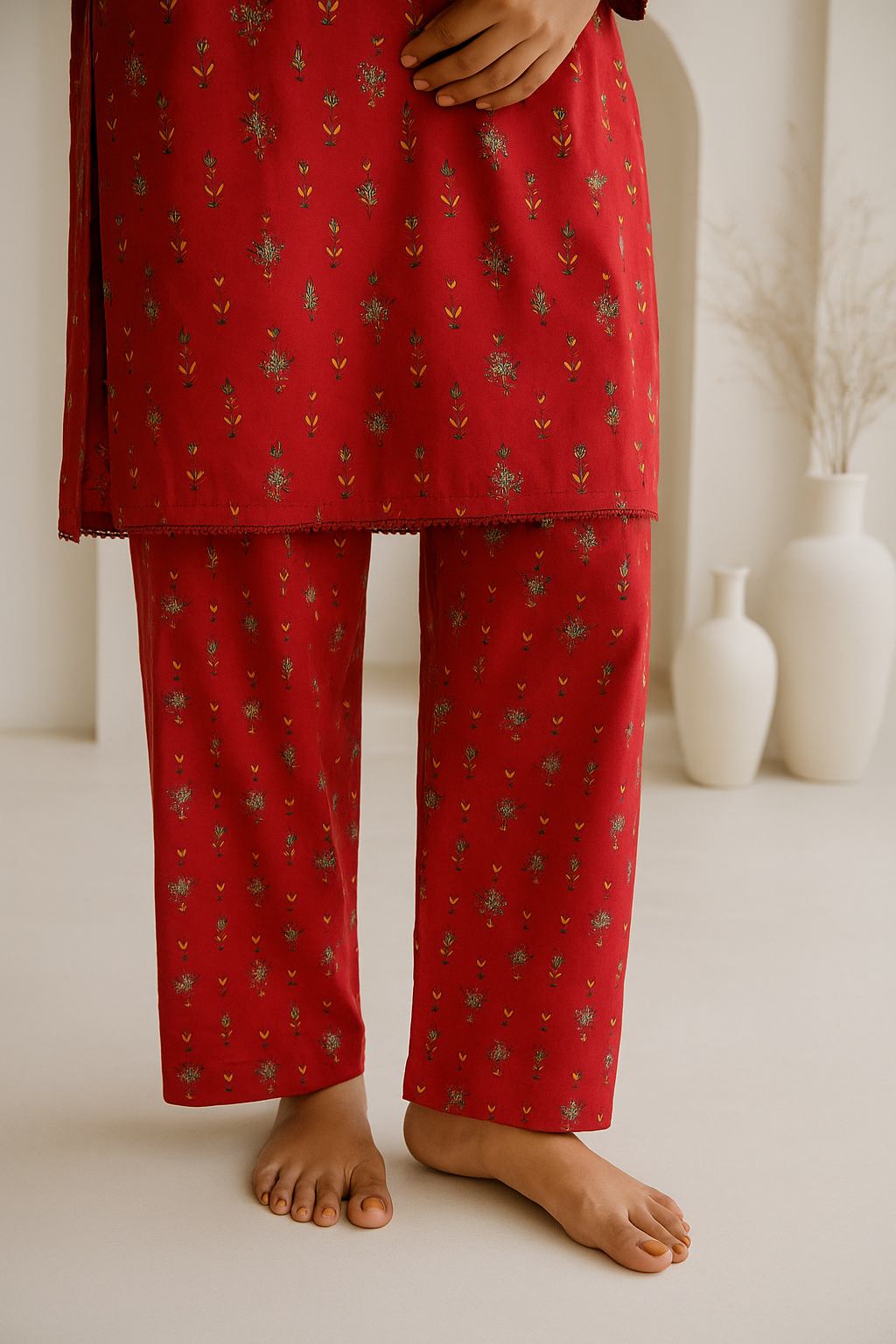 Crimson Charm 2-Piece Suit | 003-BS
