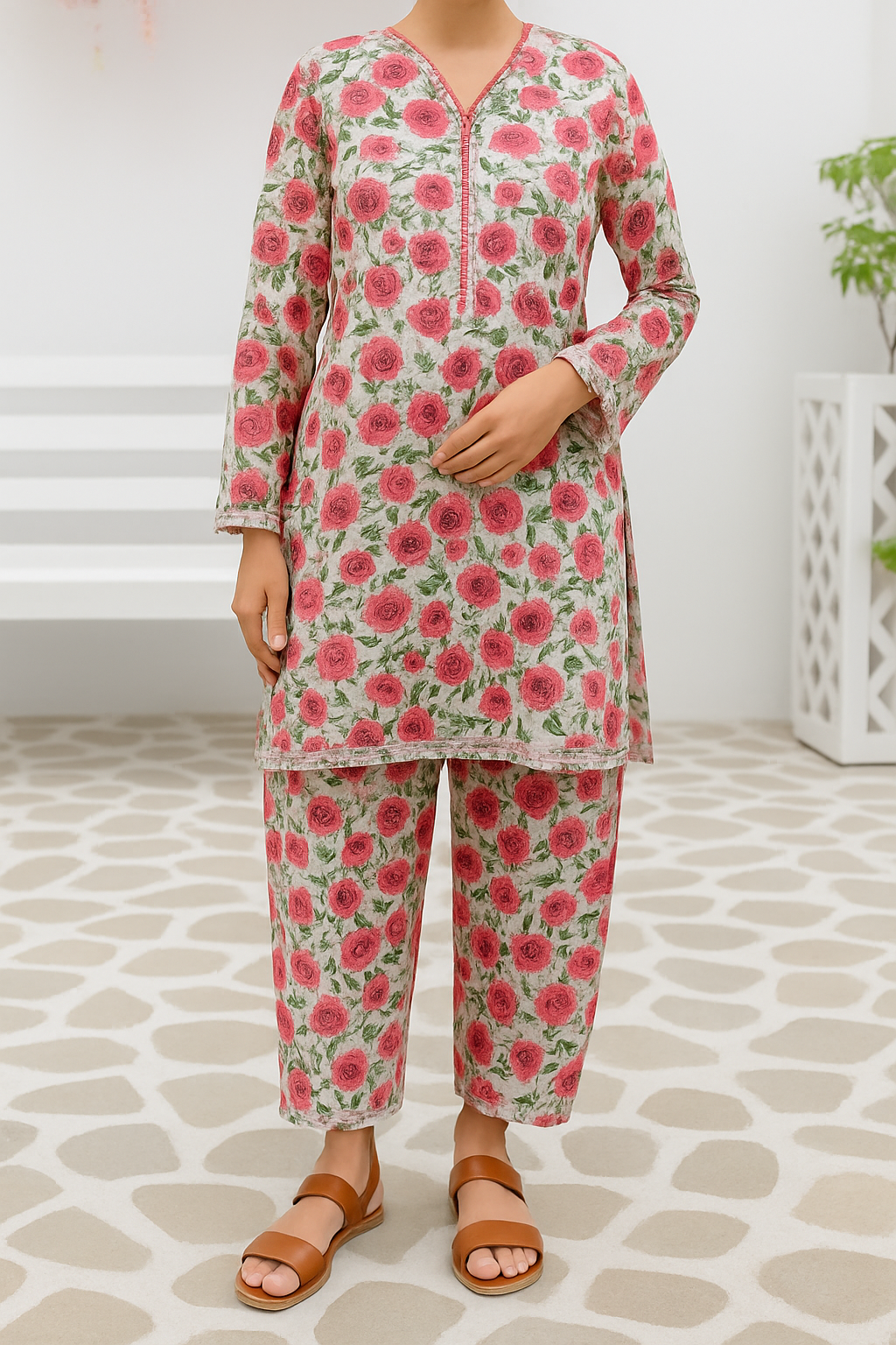 Bahaar-e-Hina 3-Piece – BS-012