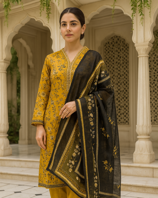 Zard Bahaar 3-Piece – BS-008