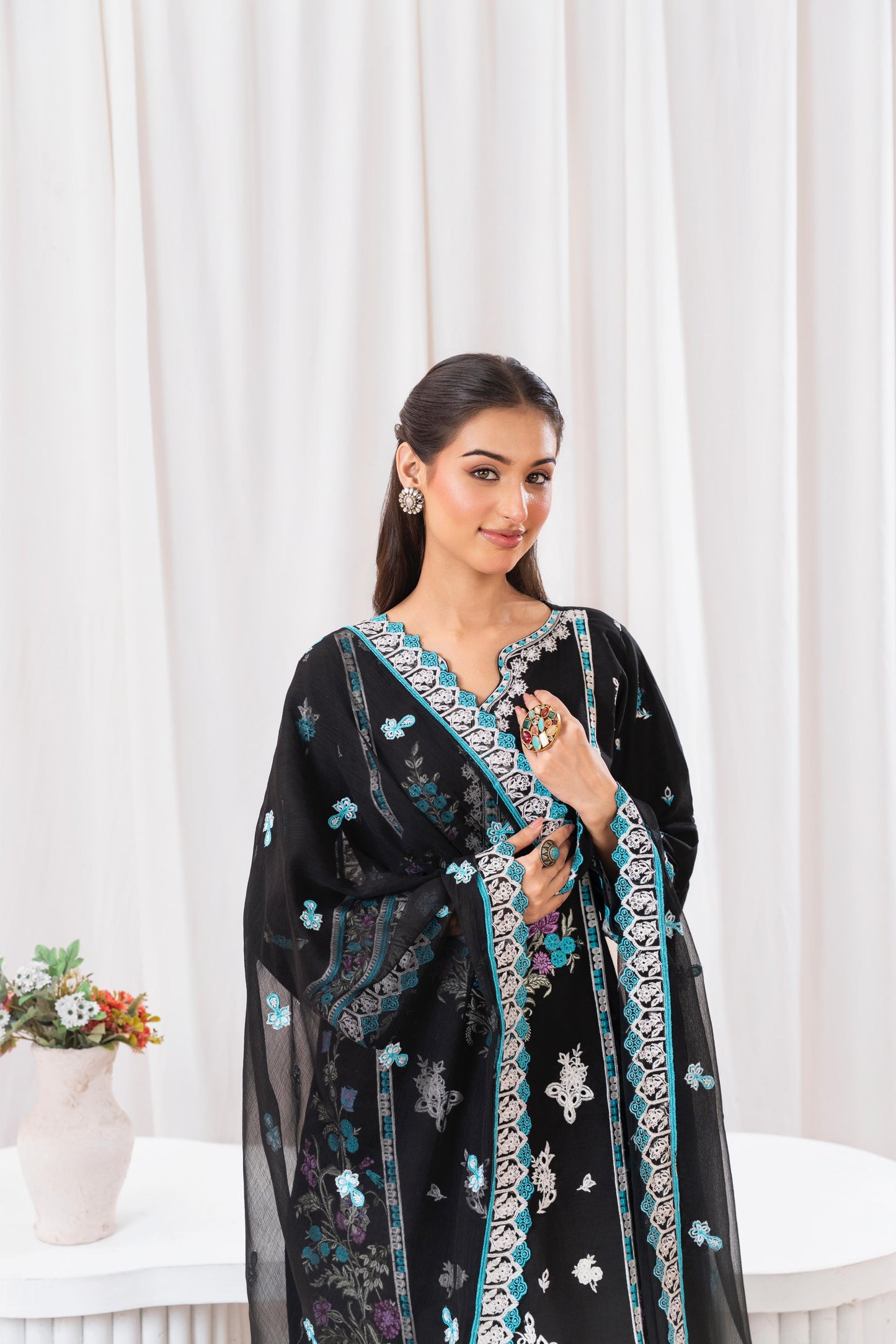 Rang e Shab 3-Piece Suit | DA-095