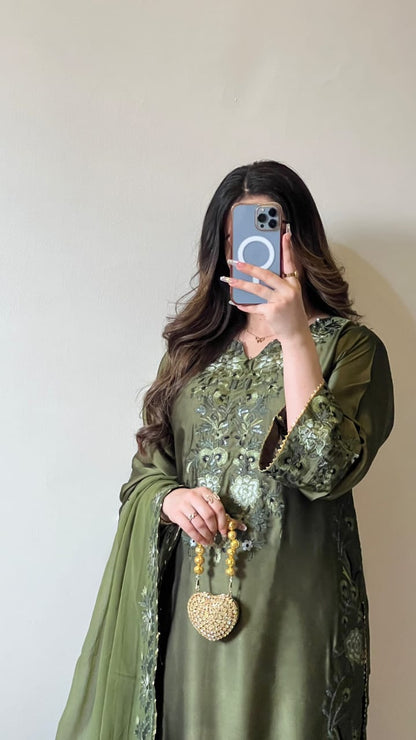 Zarnoor - 3 Piece - AS - 044