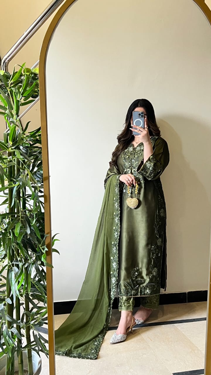 Zarnoor - 3 Piece - AS - 044