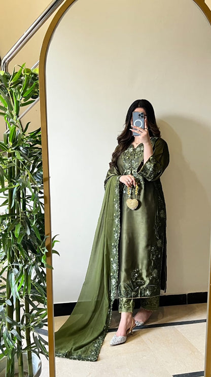 Zarnoor - 3 Piece - AS - 044