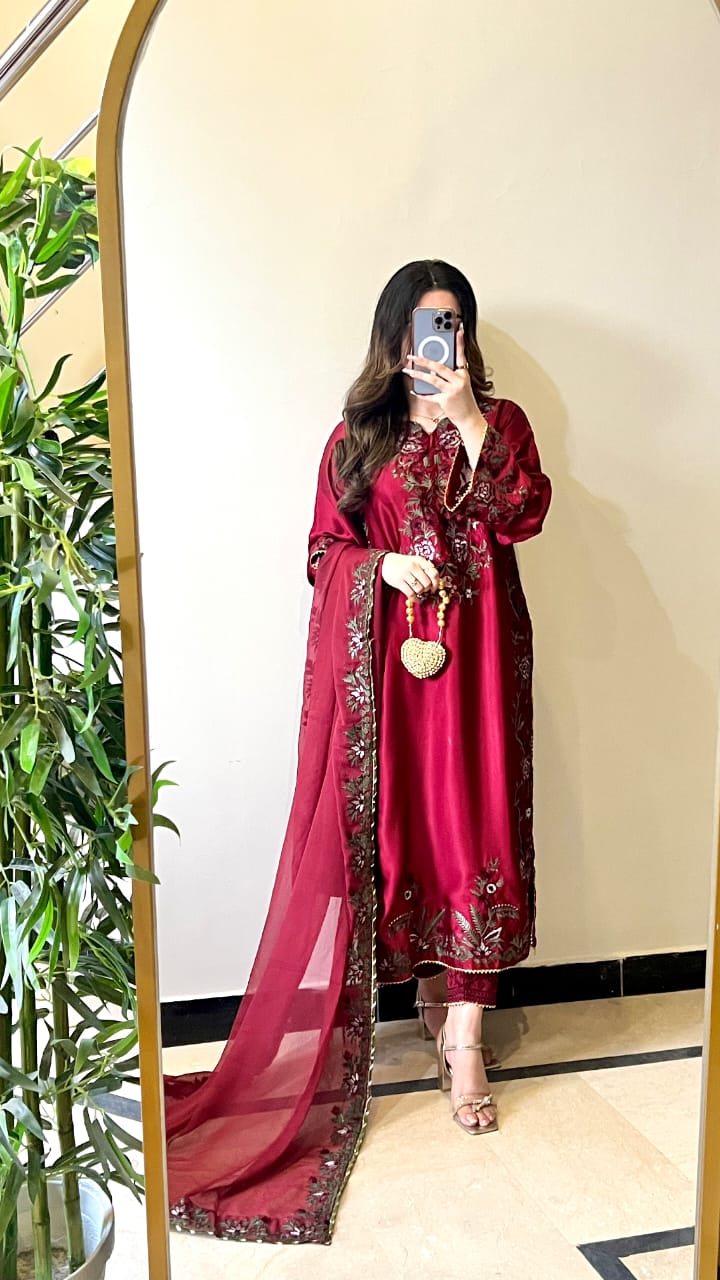Zarnoor - 3 Piece - AS - 044