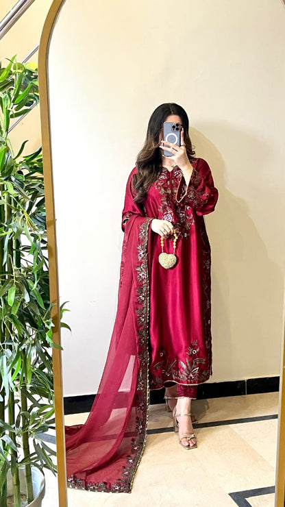 Zarnoor - 3 Piece - AS - 044