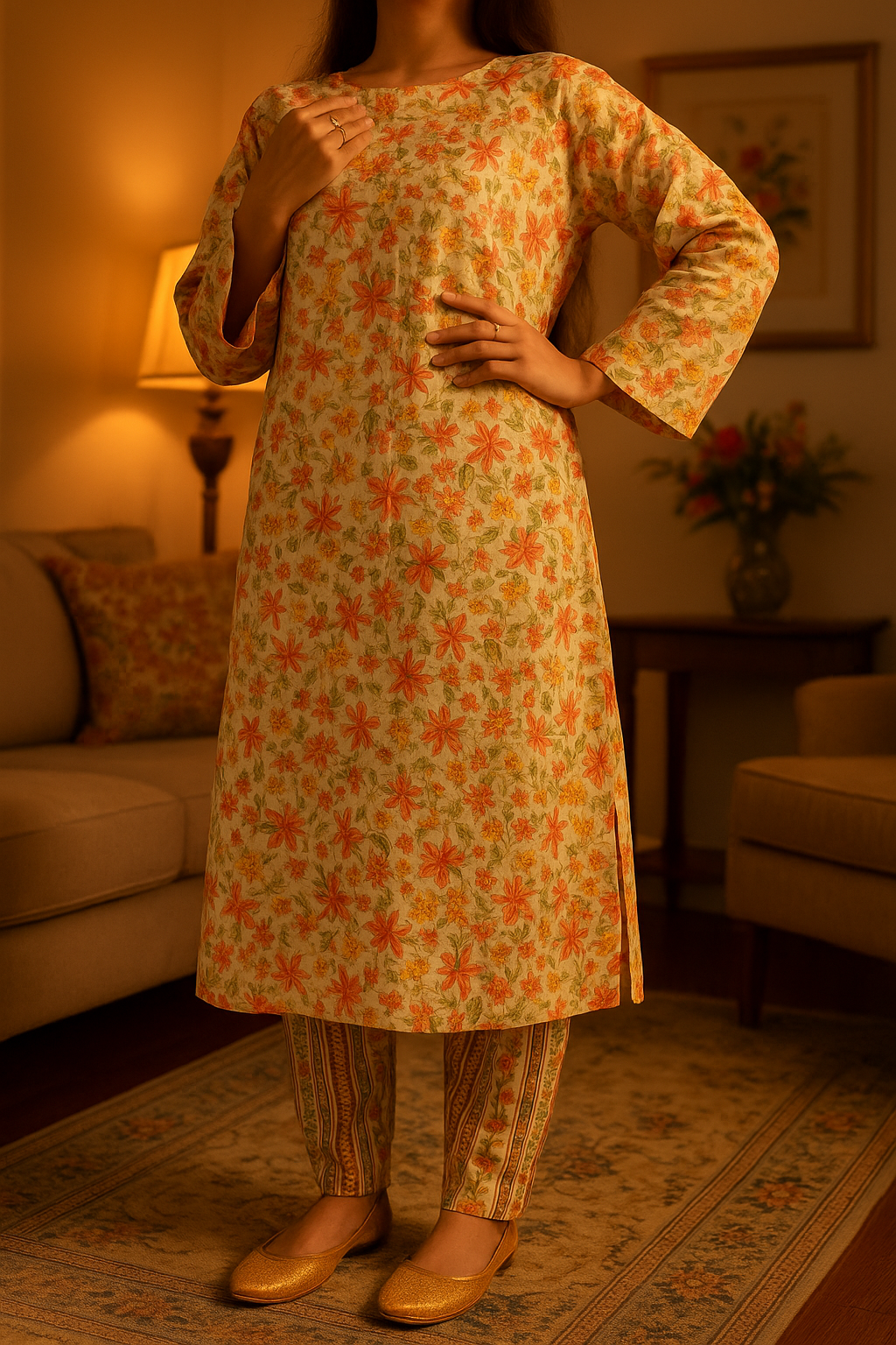 Summer Blossom 2-Piece Suit | 006-BS