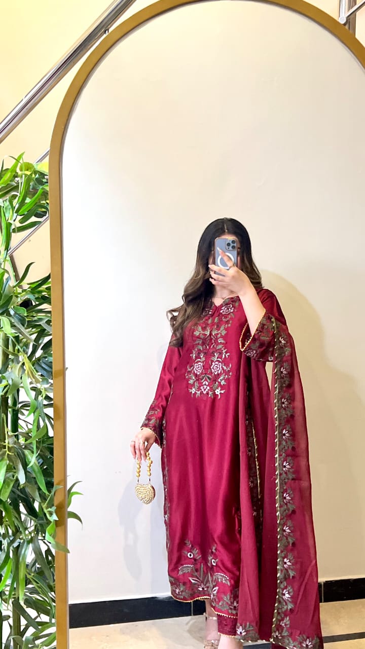 Zarnoor - 3 Piece - AS - 044