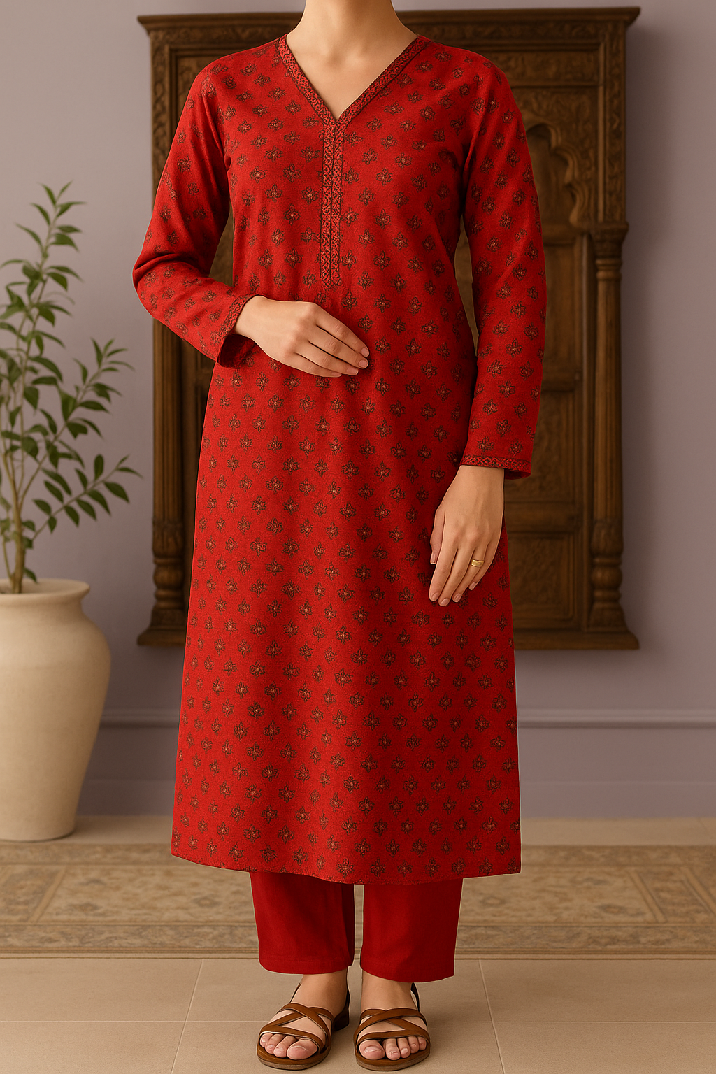 Rang-e-Laal 3-Piece - BS -003